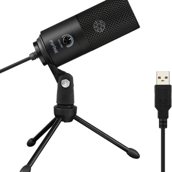 FIFINE USB Metal Condenser Recording Vocals Microphone 669B